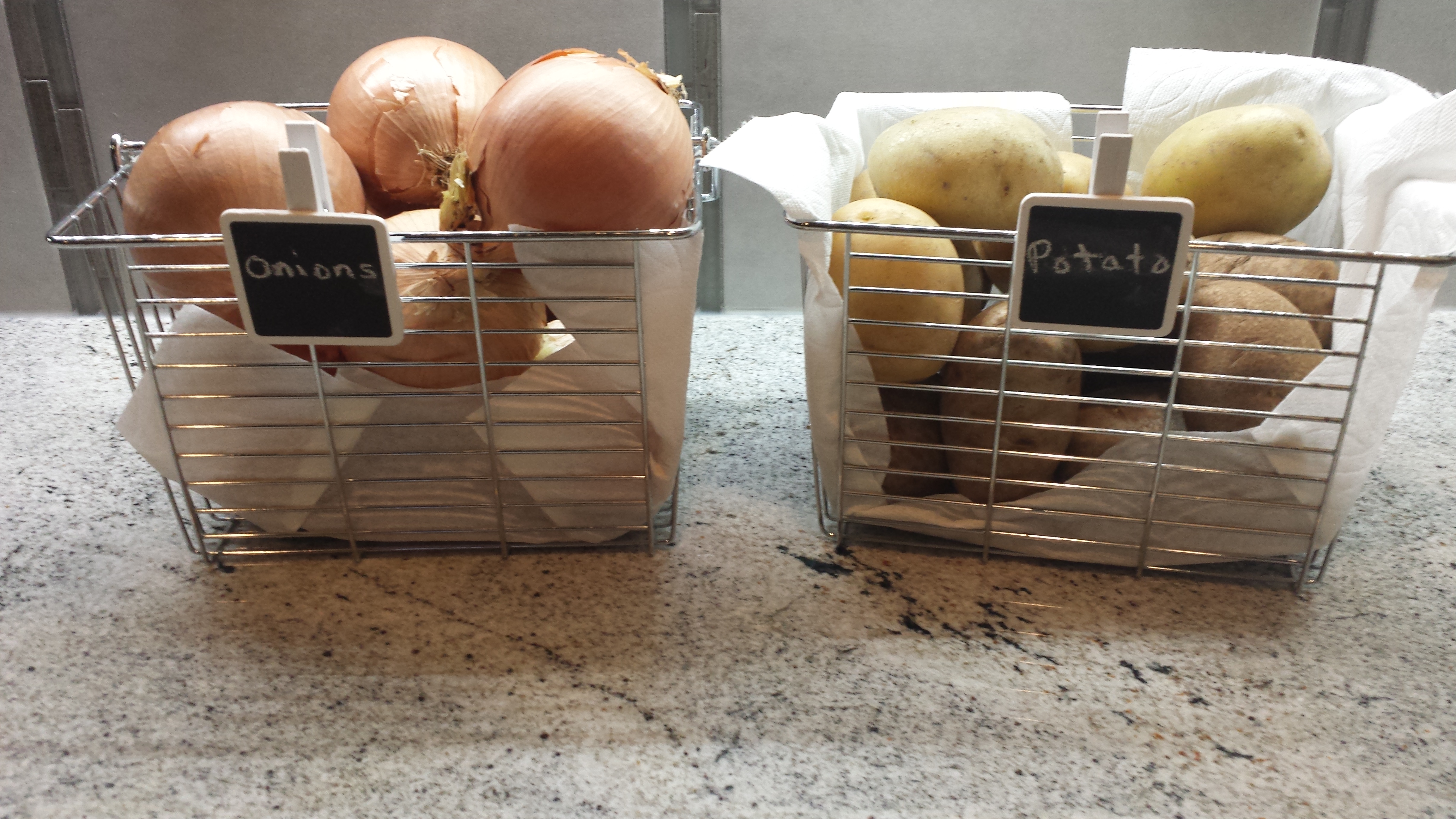 Storing Onions and Potatoes Pantry Perfection