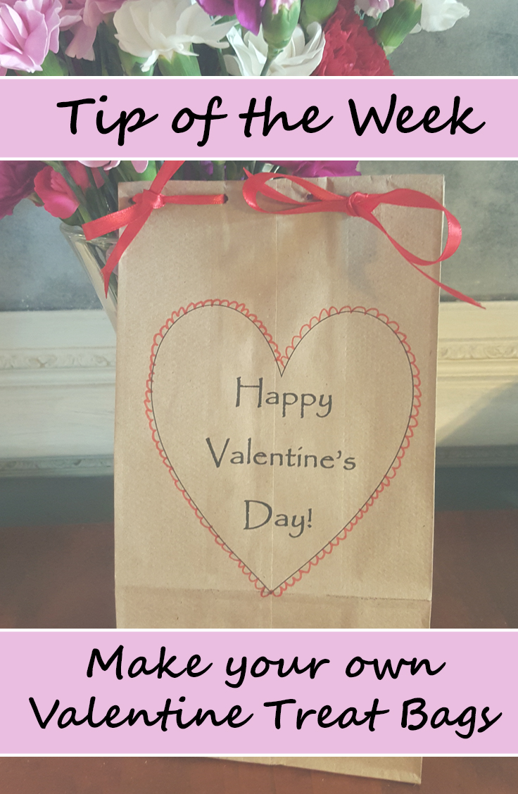 Tip of the Week: Last Minute Valentine’s Treat Bags