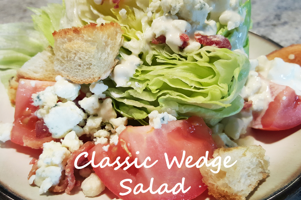 Classic wedge salad