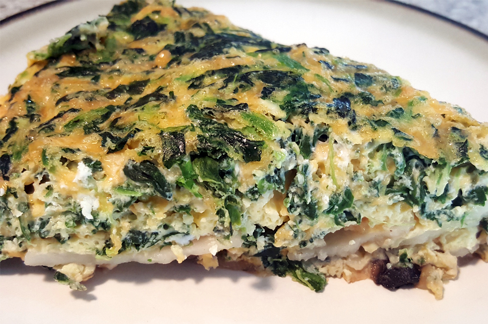 Spinach & Potato Frittata