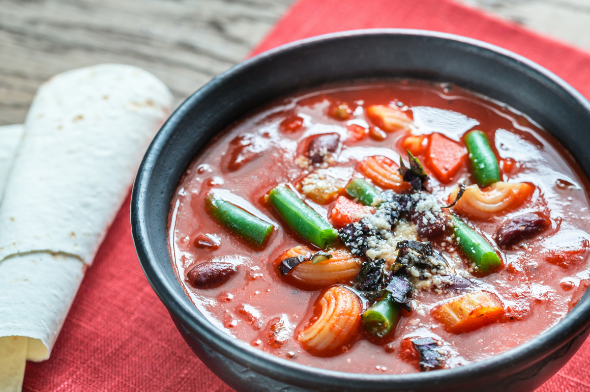 Homemade Minestrone Soup Recipe