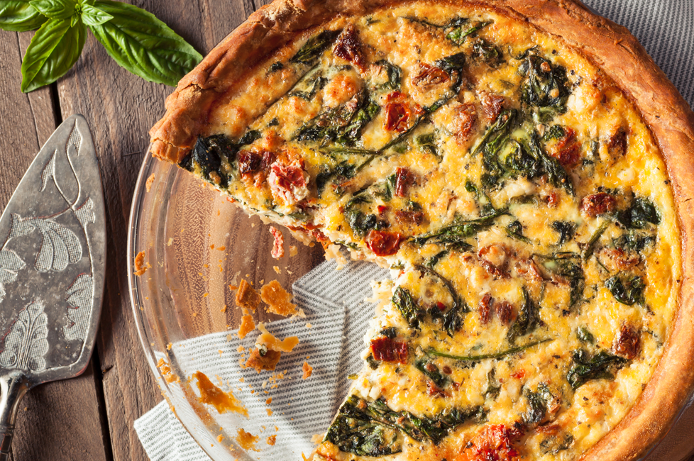 Bacon and Spinach Quiche