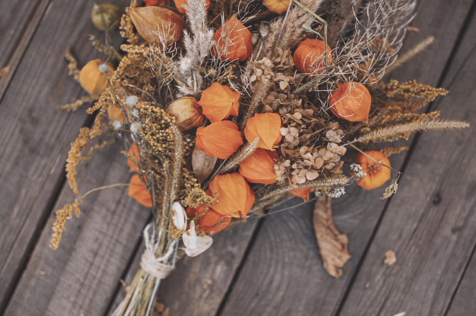 Fall foliage for fall decor