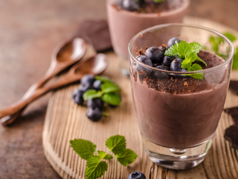 Light Avocado Chocolate Pudding