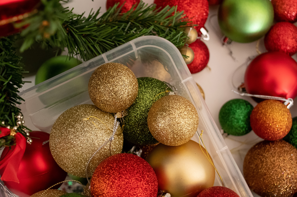 Decluttering Christmas Decorations